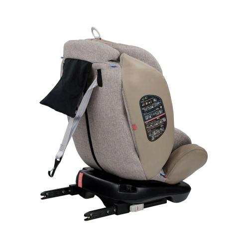 Автокресло Indigo Aero IsoFix ST-3 бежевый лен фото 5