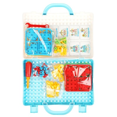 Конструктор-мозаика Синий Трактор 186 деталей Город мастеров 98001-KY 03