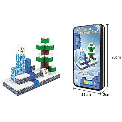 Конструктор Магнитный 32 кубика Zhorya ZY1829431 2