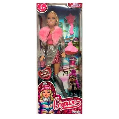 Кукла София в куртке 29 см Карапуз 66001-W31-S-BB