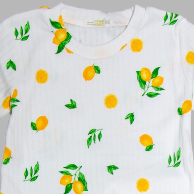 Пижама Лимоны Чуди Кидс 448125К-3 белый 02