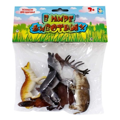 Набор игровых фигурок В мире животных Дикие животные России 1Toy Т53848 3