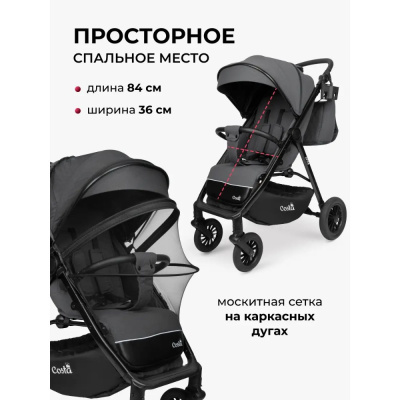 Коляска прогулочная Costa Vita VT-6 графит