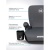 Автокресло детское Farfello Le10 Isofix Le10/gb Black/Grey