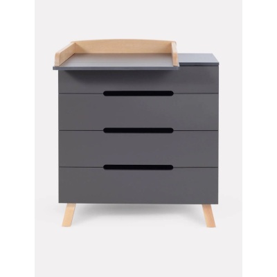 Комод пеленальный с органайзером Rant Indy Pro 800/4 Moon Grey