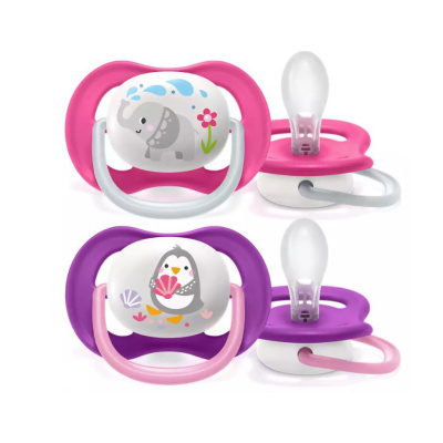 Соска-пустышка Слон/Пингвин 6-18мес Philips Avent SCF080/08