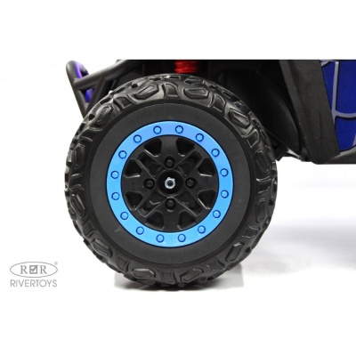 Детский электромобиль Spider 4WD RiverToys T777TT синий 03