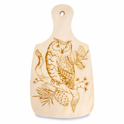 Разделочная доска для выжигания Филин Десятое Королевство 04143 3