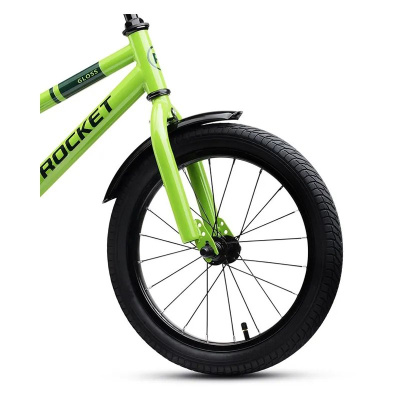 Велосипед двухколёсный 16 Rocket Gloss 16.GLOSS.GN.25 зелёный 04