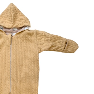 Комбинезон демисезонный Косы Чуди Кидс 122124 бежевый 02