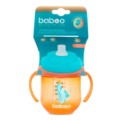 Кружка-поильник с силиконовым носиком 200 мл Baboo 8-130 4
