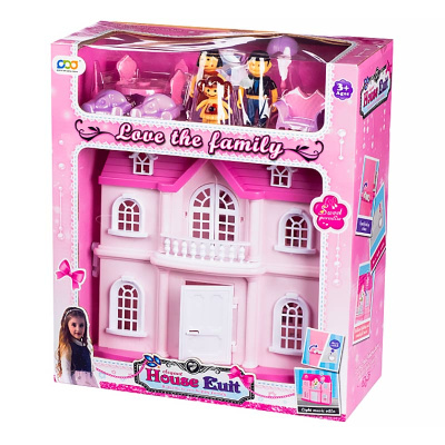 Кукольный домик House Euit Family 3 куклы подсветка 1000186 2