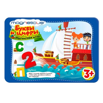 Настольная игра Буквы и Цифры Magneticus POL-007