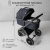 Коляска 2 в 1 Amarobaby Motus серый