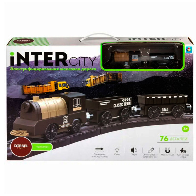 Игровой набор InterCity железная дорога Полигон1toy Т24163 4