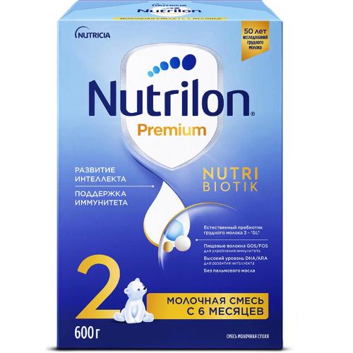 Молочная смесь Nutrilon 2 Premium с 6 мес 600 г 124176