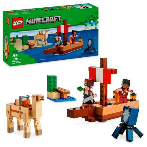 Конструктор Lego Minecraft 21259 Путешествие на пиратском корабле фото 6