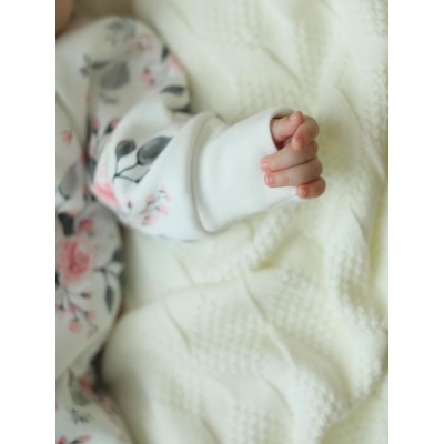 Комбинезон Цветы на креме Маленькая звезда 0214 (ЧЗ-мз) кремовый 05