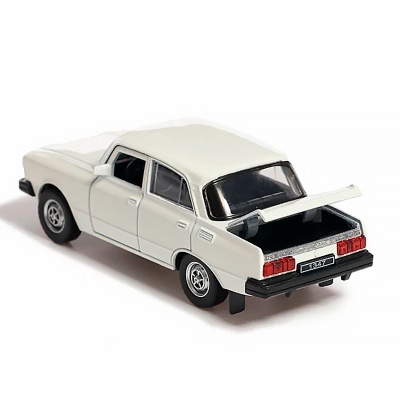 Машина металлическая инерционная АЗЛК Москвич-2140SL 12.5 см Технопарк AZLK2140M-12-WH 3