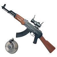 Орбиз Автомат LH AK 47 Наша игрушка В173А1 черный