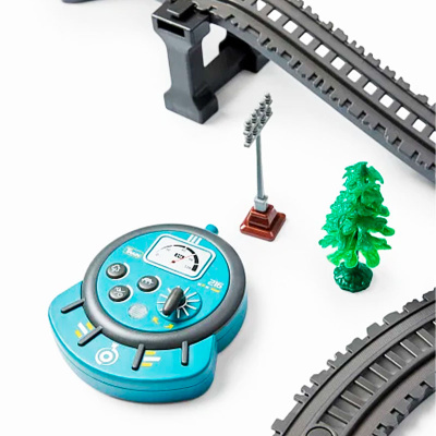 Игрушечная железная дорога Хэпи Реилвэй Happy Baby 331995 grey 4