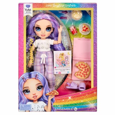 Кукла Виолет Виллоу Junior PJ Party 23 см Rainbow High 42668