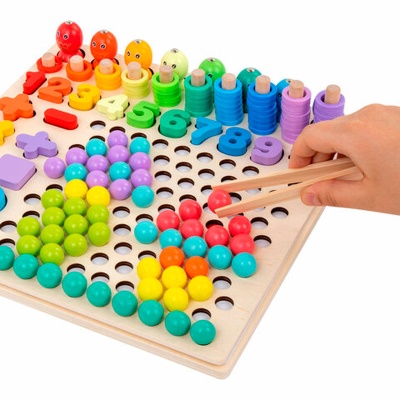 Сортер мозаика 5в1 по методу Монтессори Brauberg 665248 3