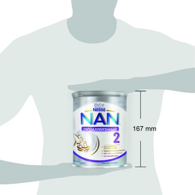 Молочная смесь Nestle NAN Гипоаллергенный 2 6-12меc 800г 3
