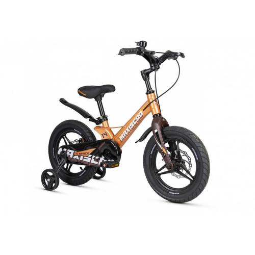 Велосипед детский Maxiscoo Space Deluxe Plus 14 MSC-S1444D оранжевый топаз фото 2