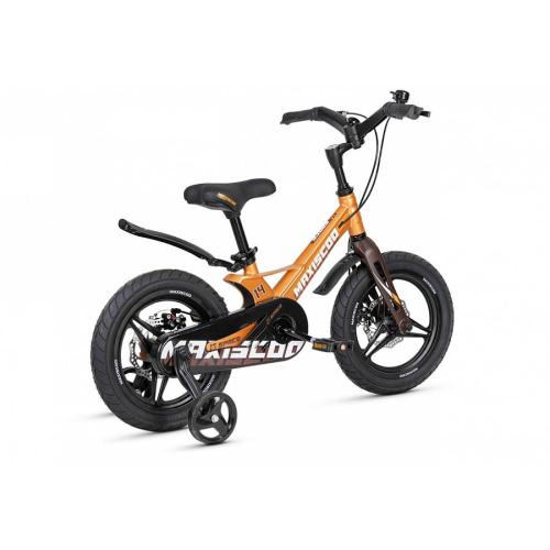 Велосипед детский Maxiscoo Space Deluxe Plus 14 MSC-S1444D оранжевый топаз фото 4