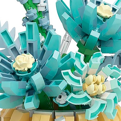 Конструктор Blockformers Голубые цветы 562 детали 1toy Т26526 4