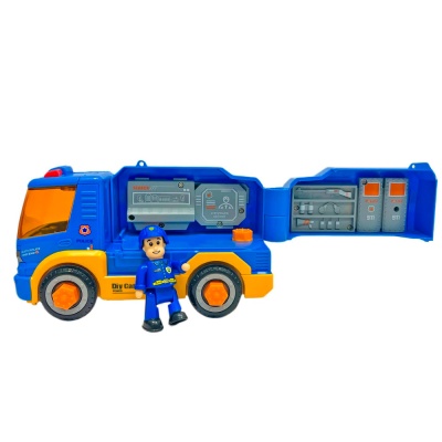 Конструктор Полицейская машина инерционная со светом и звуком Sharktoys 34700005 2