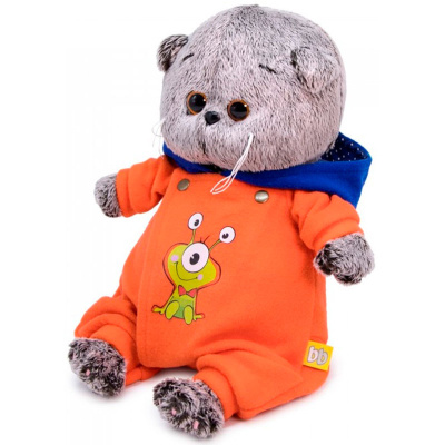 Мягкая игрушка Кот Басик Baby в комбинезоне с монстриком Budi Basa BB-075 3