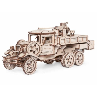 Деревянный 3D конструктор Lemmo 0195 Грузовик ЗПК-1 01