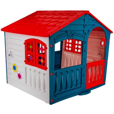 Игровой домик PalPlay M781-TWILIGHT красный-морской-белый 02