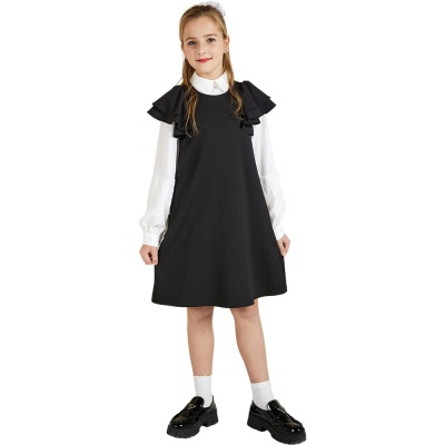 Платье школьное Deloras 63951Q чёрное 03