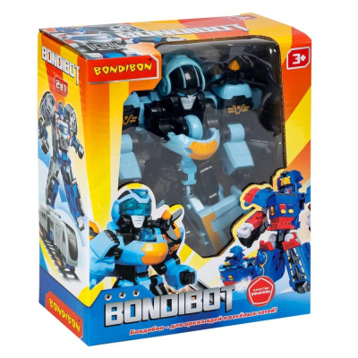 Трансформер Bondibot Робот-самолёт метро 2 в 1 Bondibon ВВ5823 2