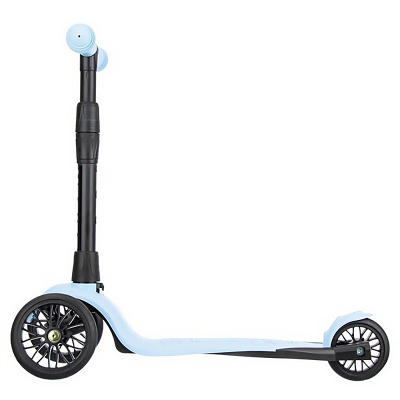 Самокат Start трёхколёсный складной Slider Start1LBbag голубой 2