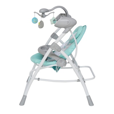 Электронные качели Misty 12 мелодий, 5 скоростей Indigo мятный 2