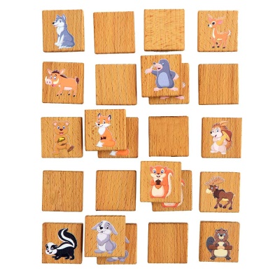 Игра настольная Mega Toys Мемори Лесные животные ПК Лидер 88121