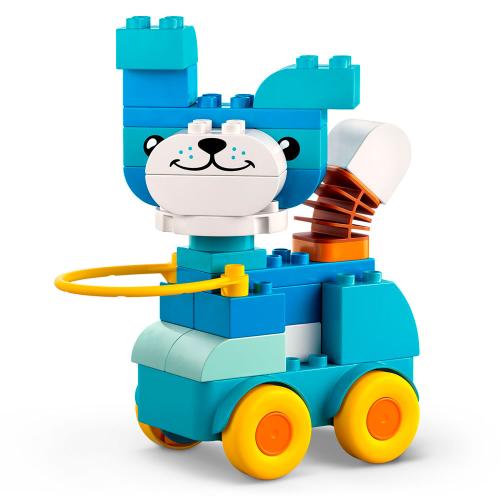 Конструктор Lego Duplo 10448 3 в 1 Животные на колёсах фото 2