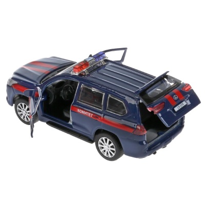 Коллекционная машинка Lexus LX-570 Следственный комитет Технопарк LX570-12COM-BU 02