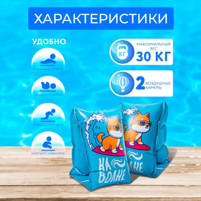 Нарукавники надувные На волне Play Market 91959 04