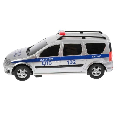 Машинка на радиоуправлении Lada Largus Полиция Технопарк LADALARGUS-18LPOL-GY