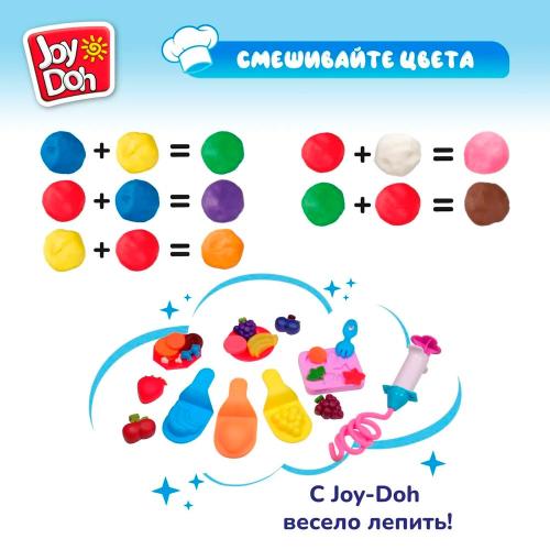 Набор для лепки Фруктовое разнообразие 6 цветов Joy-Doh FRUT-168 pot фото 4