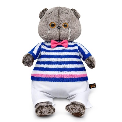 Мягкая игрушка Басик в полосатом свитере и брюках 25 см Budi Basa Ks25-264 01