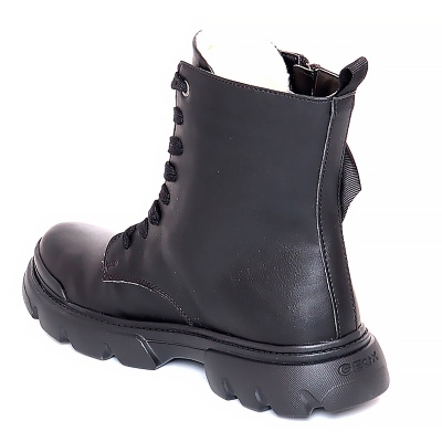 Ботинки для девочки Geox J36HVH/000BC/C9999 черные 4