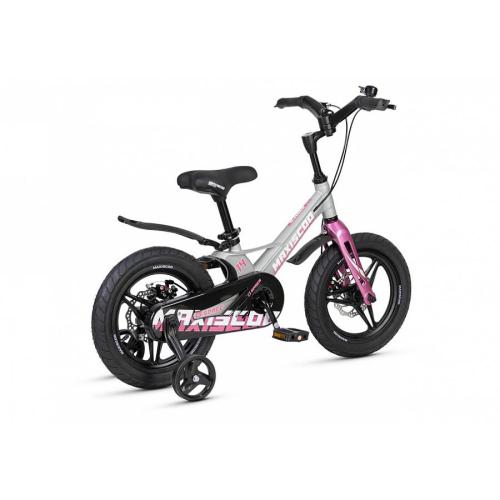 Велосипед детский Maxiscoo Space Deluxe Plus 14 MSC-S1443D серый жемчуг фото 4