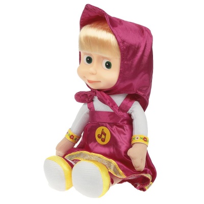 Мягкая озвученная игрушка Маша и Медведь Маша 29 см Мульти-Пульти V85833-29B0 02