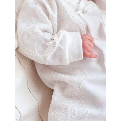 Комплект на выписку для девочки и мальчика Наследникъ 222-030-ЭК 3